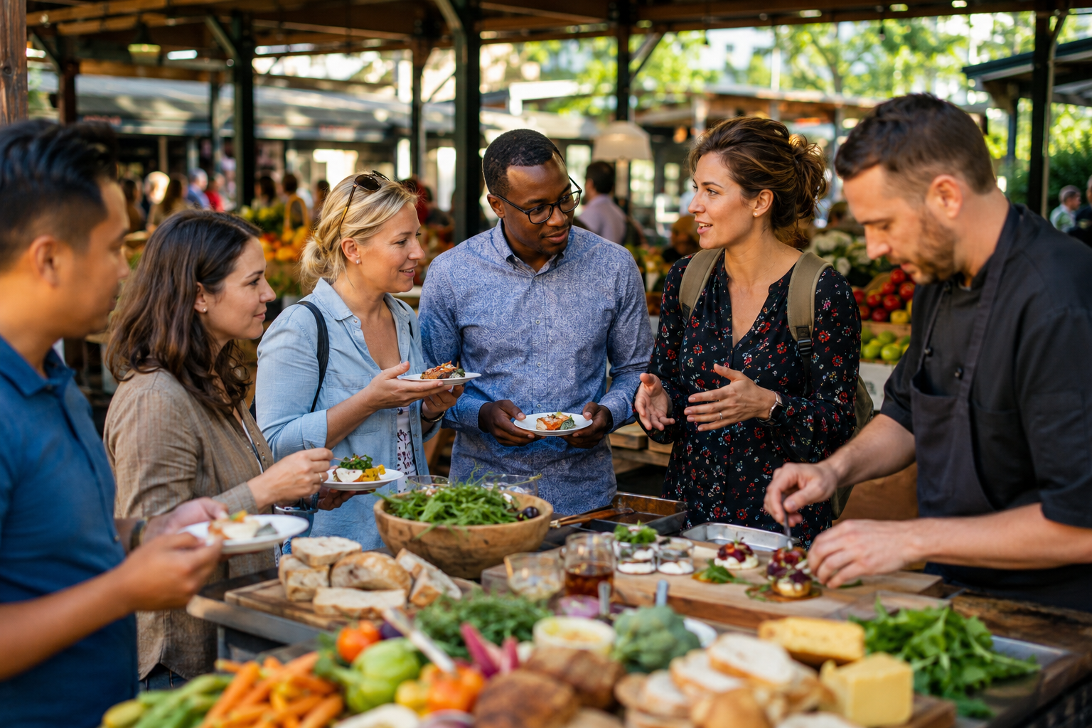 Local food market